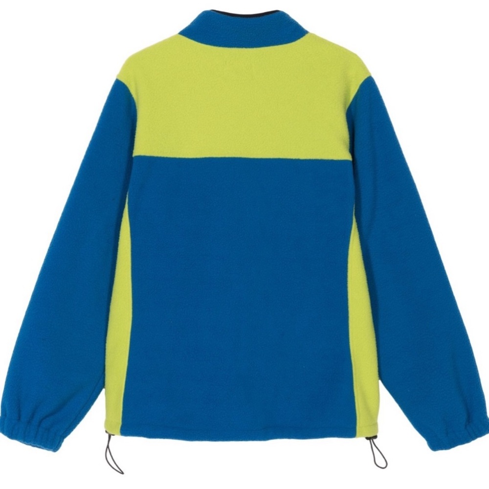 Vintage Rare Retro Stussy Fleece Diagonal Half-Zip Sweatshirt - Picture 5 of 8